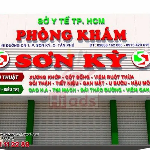 BẢNG HIỆU PHÒNG KHÁM ĐA KHOA
